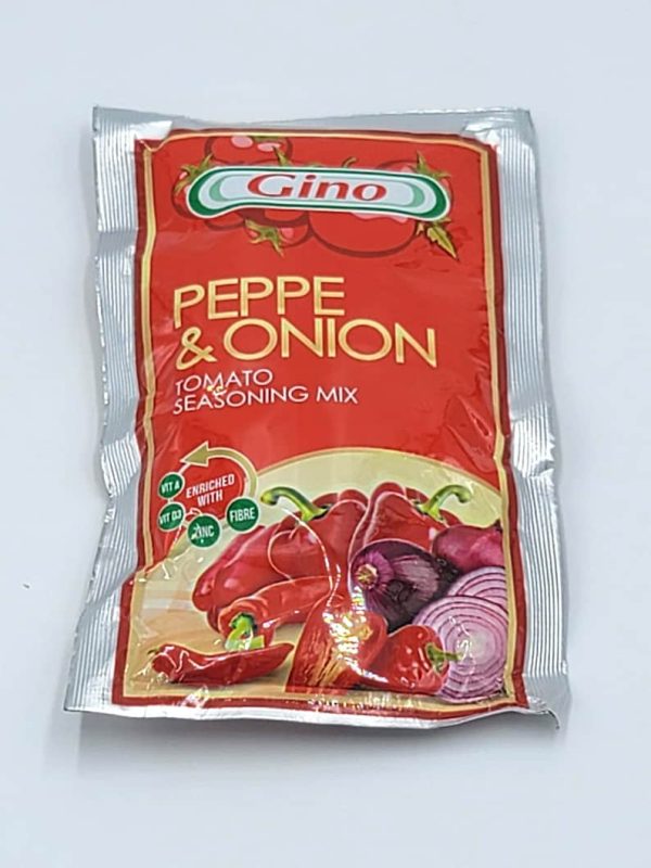 Gino pepper & onion tomato seasoning mix (pack of 4)