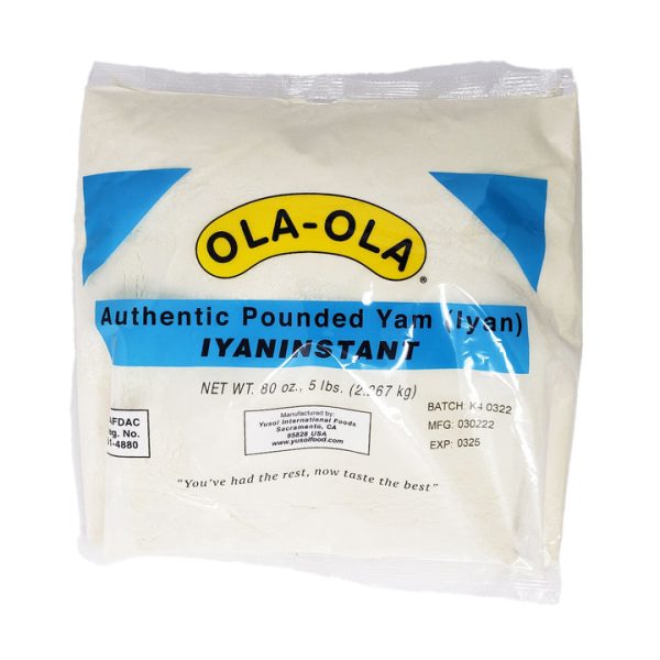 Ola Ola Poundo Yam Flour (5Lbs)